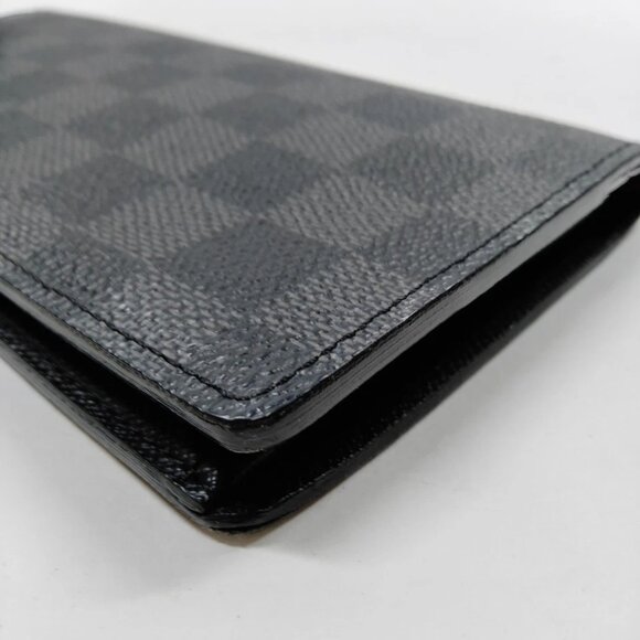 Louis Vuitton LV Long Wallet Black Damier Graphite 300-081925 - Picture 4 of 9
